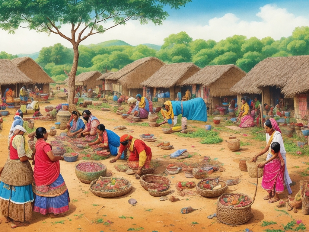 Formation of Self-sufficient Village Communities in Pre-British Indian Society